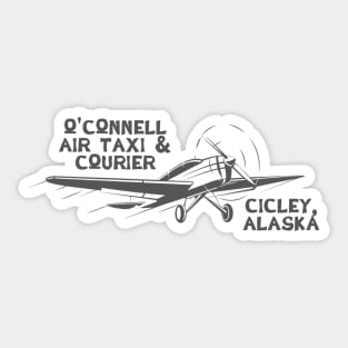 O'Connell Air Taxi Courier Northern Exposure Sticker